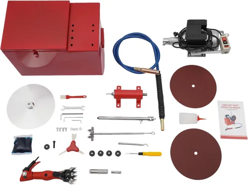 Vista 7 de Afilador eléctrico de corte de oveja - 110 V 320 W Máquina de pulir de ovejas eléctrica máquina de afeitar de cuchillas - Motor buit-in/ Placa