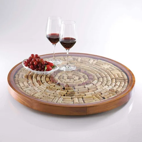 Vista 8 de Corchos de vino, grado Premio, auténticos, totalmente naturales, impresos de alta calidad, corcho de grado artesanal, sin circular, uniforme