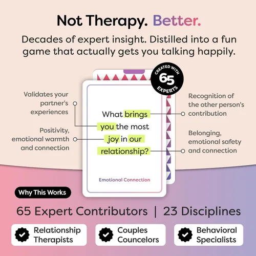 Vista 5 de TALKING POINT CARDS Profundiza tu conexión con 200 tarjetas de conversación divertidas y atractivas para parejas. Construye intimidad, fortalece tu