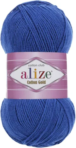 Vista 37 de 55% algodón 45% acrílico Alize Cotton Gold Yarn 1 madeja/bola 3.53 oz 360 yardas (1-crema)