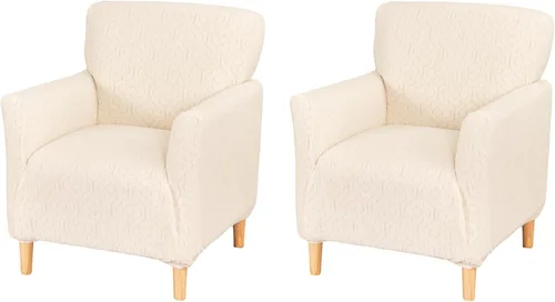 Vista 36 de FUANGUI Funda para Sillón de Banquete con Brazos Fundas para Sillas Elásticas Funda para Sillón Club Funda Suave para Sillón Sofá Cubiertas