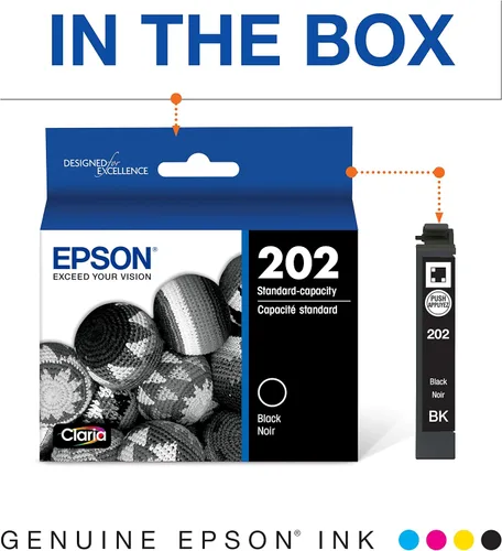 Vista 6 de Epson T202 Claria - Tinta de capacidad estándar negro y color - Paquete combinado de cartuchos y T202 Claria - Tinta de capacidad estándar negra