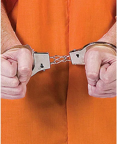 Vista 3 de FunWorld Cell Block Caníbal Psicópata Disfraz Adulto Naranja