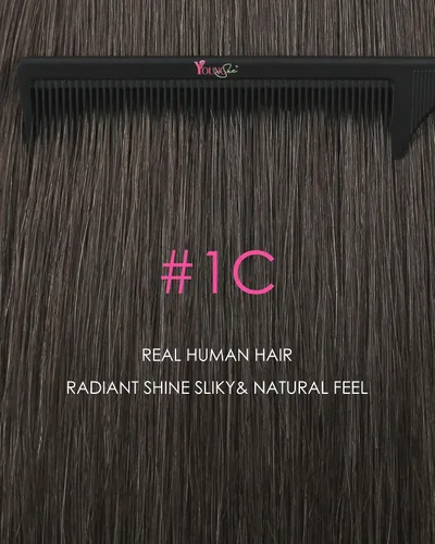 Vista 82 de YoungSee Extensiones de Cabello Humano con Cinta Balayage Extensiones de Cabello con Cinta Marrón Oscuro Extensiones de Cabello con Cinta Ombre