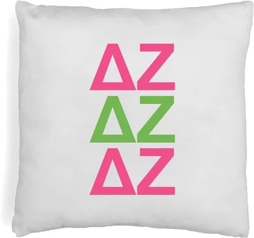 Vista 36 de sockprints Alpha Chi Omega - Funda de almohada con letras griegas de 18 x 18 pulgadas, fundas de almohada para hermandad de hermandad, almohada