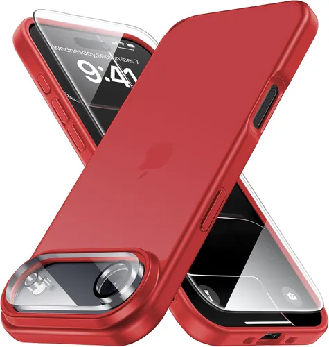 Vista 163 de Yriklso 3 en 1 Funda Magnética Fuerte para iPhone Air, 1X Protector de Pantalla + 1X Protector de Lente de Cámara, Cubierta Protectora a Prueba
