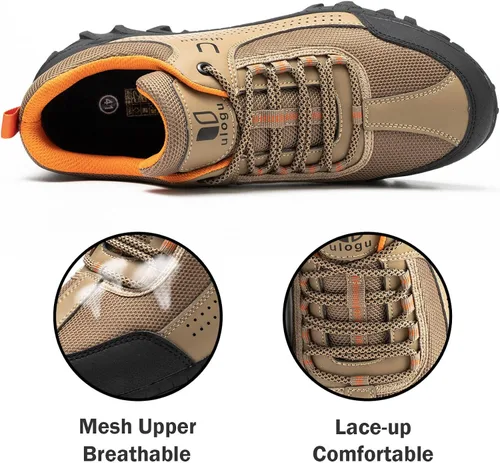 Vista 4 de ulogu Steel Toe Tennis Shoes for Men Women Lightweight Breathable Durable Work Shoes Comfortable Composite Safety Footwear Industrial Construction