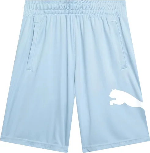 Vista 15 de PUMA Pantalones cortos deportivos para niños, de secado rápido, transpirables, entrelazados, con bolsillos (tallas 4-20)