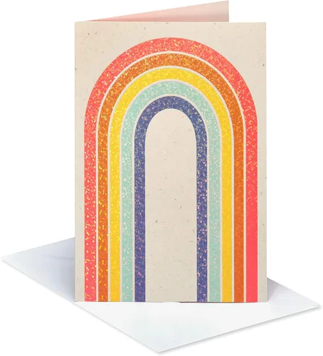 Vista 8 de American Greetings Tarjeta de orgullo en blanco LQBTQIA+ (Have A Happy Day)