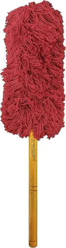 Vista 8 de California Car Duster Super Duster, rojo XL camión y SUV plumero con mango de madera 73668