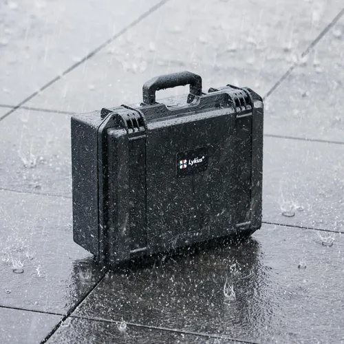 Vista 7 de Lykus Titan MA310 - Funda rígida impermeable para DJI Air 3S/Air 3 y DJI RC 2/RC-N2, cordón de soporte [solo funda] CASE ONLY,Fits Fly More