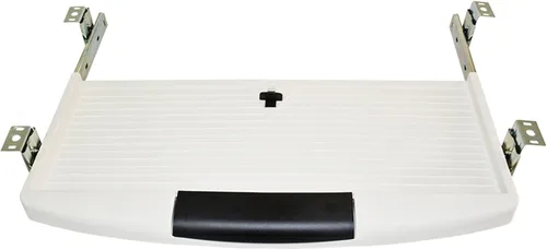 Vista 8 de Y&J Bandeja ergonómica de extensión de escritorio para bricolaje, espacio de almacenamiento para cajones de teclado, ideal para el hogar u oficina