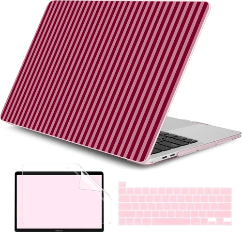 Vista 12 de Funda compatible con MacBook Pro de 13 pulgadas 2024 2023-2020 versión A2338 M2/M1 A2251 A2289 con pantalla Retina y Touch ID, carcasa rígida