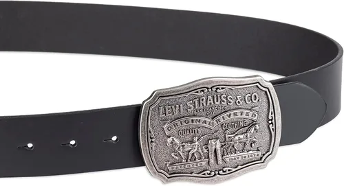 Vista 18 de Levi's Men's Everyday Jean Belt with Removable Plaque Buckle
