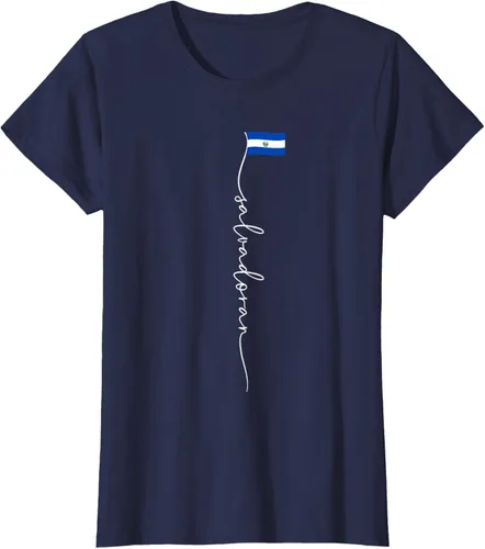 Vista 38 de Camiseta con la bandera salvadoreña de El Salvador