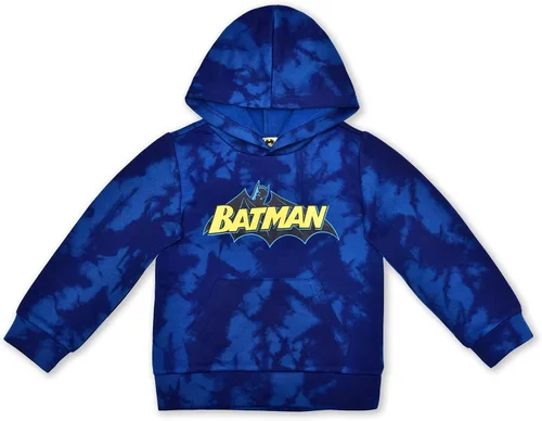 Vista 2 de Warner Bros. Batman - Conjunto de sudadera con capucha y pantalones para niños pequeños