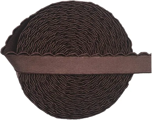 Vista 8 de Bristlegrass Banda elástica, elástica ancha para coser, correa elástica de 1/2 pulgada, 2 yardas, topacio azul, plegable, con lazo elástico