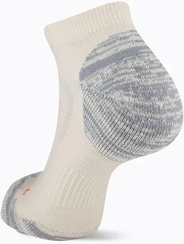 Vista 4 de Merrell Calcetines de lana acolchada zonificada para hombre y mujer, 1 par, soporte de arco transpirable