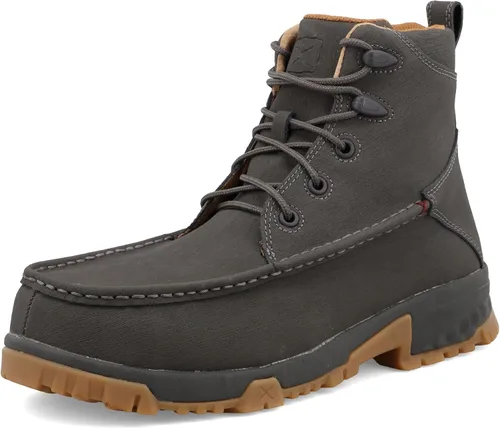 Vista 5 de Twisted X CellStretch Work - Botas de sillín desgastadas para hombre, 6 pulgadas