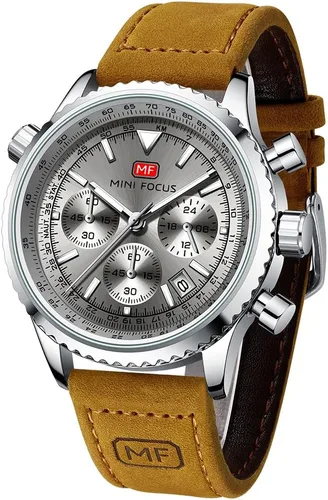 Vista 13 de AIMES Mens Watches for Men Casual Chronograph Waterproof Sport Military Watch Analog Quartz Movement Stylish Luxury Dress Wrist Watch Elegant Gift