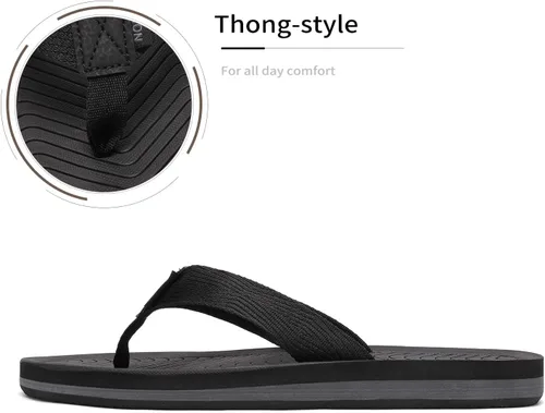 Vista 3 de NORTIV 8 Chanclas para hombre, cómodas y ligeras, zapatos de playa