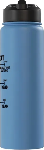 Vista 2 de Fahrenheit vs Celsius vs Kelvin Stainless Steel Insulated Water Bottle