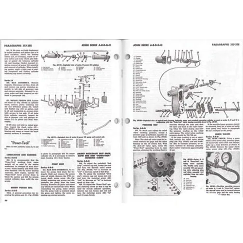 Vista 3 de RAParts SMJD4 ITJD4 JD-4 JD4 Nuevo manual de taller para tractor John Deere A B D G H M MT