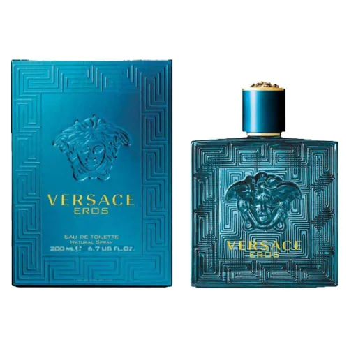 Vista 2 de Versace Eros Eau De Toilette Muestra de viaje en vial de espray .03 Oz/1 Ml