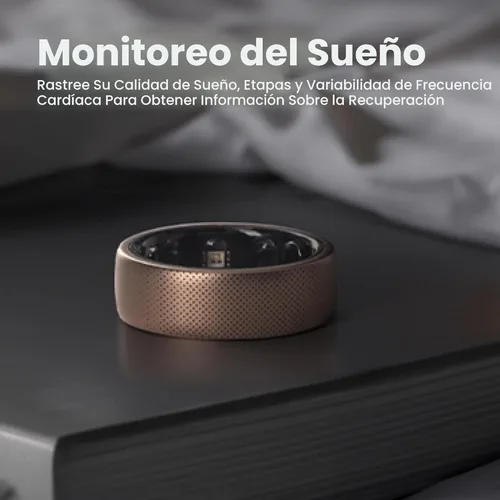 Vista 3 de Amazfit Helio Smart Ring, monitor de sueño/corazón, resistente al agua, iOS