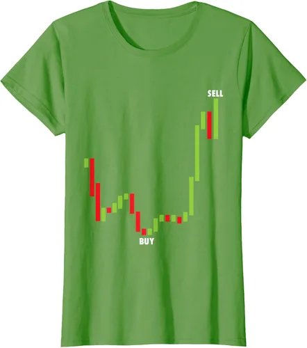 Vista 2 de Funny Day Trading Comprar Baja Venta Alta Stock Trading Camiseta Negro