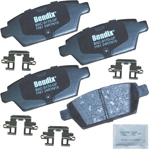 Vista 216 de Bendix Priority1 CFC154 - Juego de pastillas de freno de disco para Avanti II, Century, LeSabre, Regal, Riviera, chasis comercial, DeVille