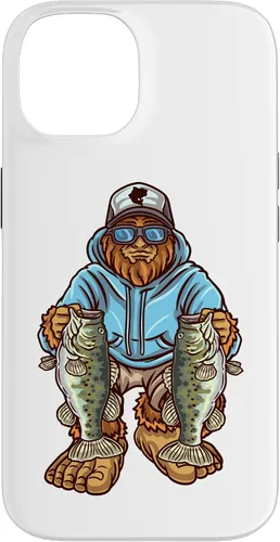 Vista 4 de Funda para iPhone 17, diseño de pescador de pie grande