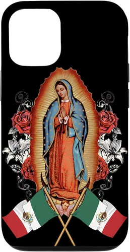 Vista 27 de Funda para iPhone 12 mini Nuestra Señora Virgen De Guadalupe Virgen María Mexicana