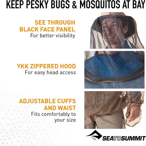 Vista 3 de Sea to Summit Bug Jacket & Mitts - Pequeño verde oliva