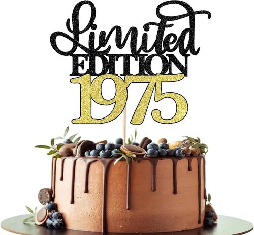 Vista 12 de Decoración para tartas de edición limitada de 1935, decoración de pastel de feliz cumpleaños 90, hombres y mujeres animan 90 años/90 y fabulosa