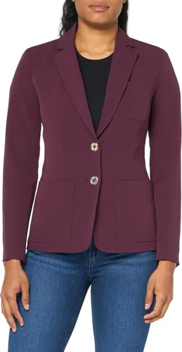 Vista 5 de Tommy Hilfiger Chaqueta de negocios para mujer Blazer de un solo botón Negro