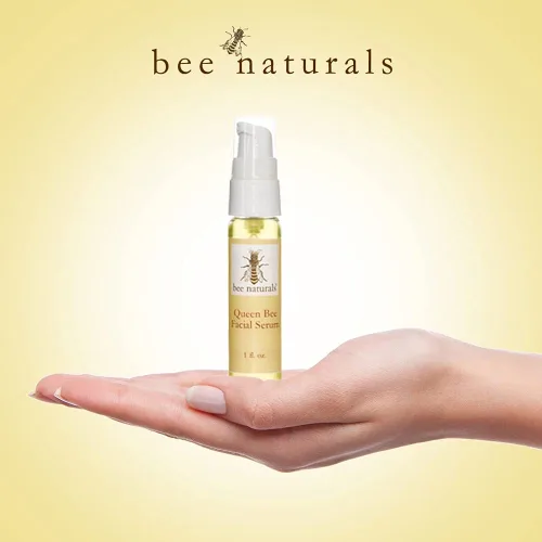 Vista 4 de Bee Naturals Queen Bee - Suero facial rico en antioxidantes con aceite de tamanu orgánico, betacaroteno y absoluto de rosa, antienvejecimiento e
