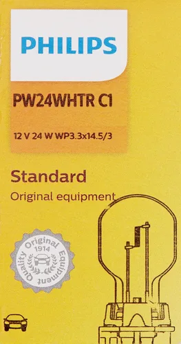 Vista 2 de Philips 12182HTRC1 HiPerVision 12182 PW24W 12182 HTR 12V 24W
