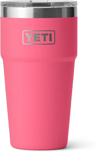 Vista 43 de YETI Rambler - Vaso apilable de 20 onzas, acero inoxidable, aislado al vacío con tapa MagSlider Verde mar