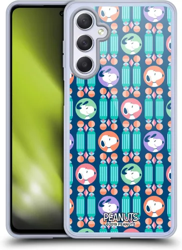 Vista 200 de Head Case Designs Snoopy Deco Dreams - Funda de gel con licencia oficial de Peanuts Blue Pattern [protección de grado militar] compatible con Google