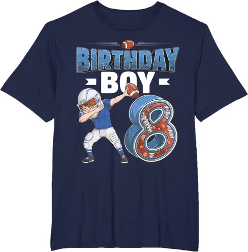Vista 56 de Dabbing Boy - Camiseta de 8 años de fútbol americano americano, Negro, S