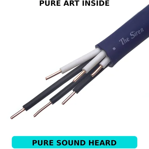 Vista 4 de Evidence Audio Cable de altavoz Siren II de 3 pies recto a recto de 1/4 pulgadas