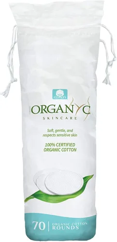 Vista 6 de Organyc - Rondas de Algodón 100% Orgánico Certificado - Algodón Biodegradable, Libre de Químicos, para Piel Sensible (420 Recuentos) - Cosmética