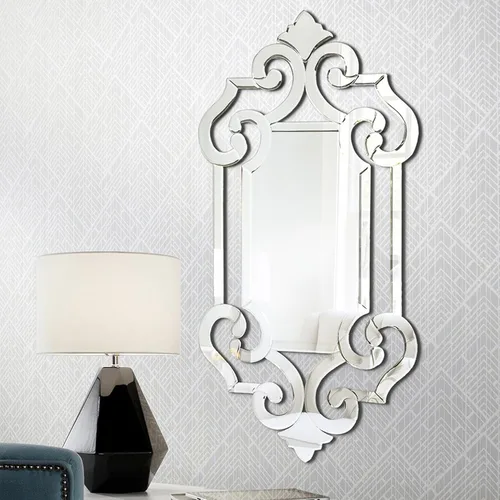 Vista 5 de Howard Elliott Clarice - Espejo de pared veneciano colgante, espejo decorativo antiguo para tu entrada, baño, dormitorio, cualquier habitación u