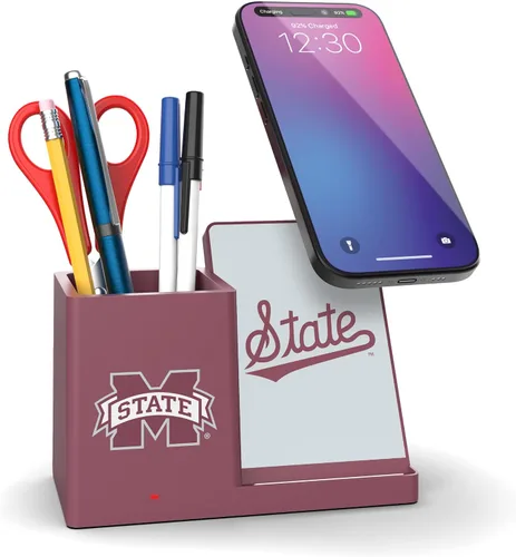 Vista 14 de SOAR NCAA - Soporte de carga inalámbrico unisex para teléfono celular y organizador de escritorio Color del