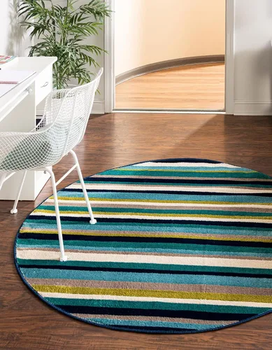 Vista 16 de Unique Loom Azalea Collection - Alfombra Glenn (Runner 2' 0" x 6' 0", amarillo/beige)
