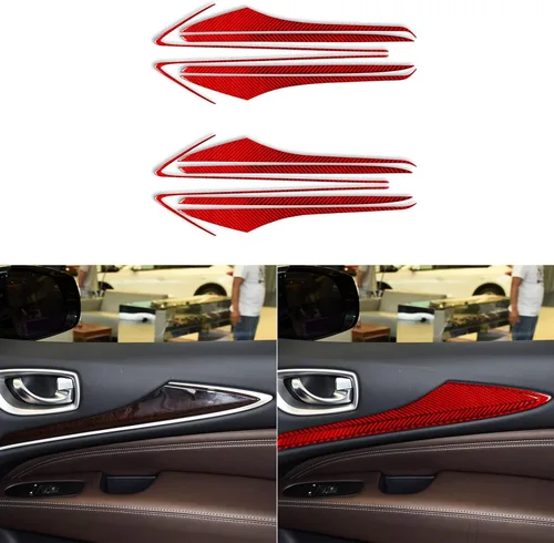 Vista 14 de Adhesivo decorativo de fibra de carbono suave para el interior del automóvil, velocímetro de control central, compatible con Nissan 370Z Z34 2019