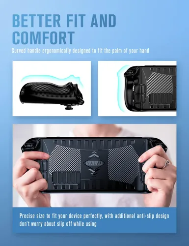 Vista 7 de TOPVELO - Funda protectora para cubierta de vapor con 2 protectores de pantalla funda protectora de poliuretano termoplástico con diseño