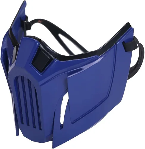 Vista 5 de Noob Saibot Mask Sub Zero Mask Scorpion Mask MK 11 Cosplay Costume for Men