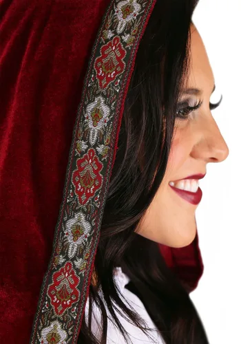 Vista 5 de Disfraz de Caperucita Roja deluxe Multicolor